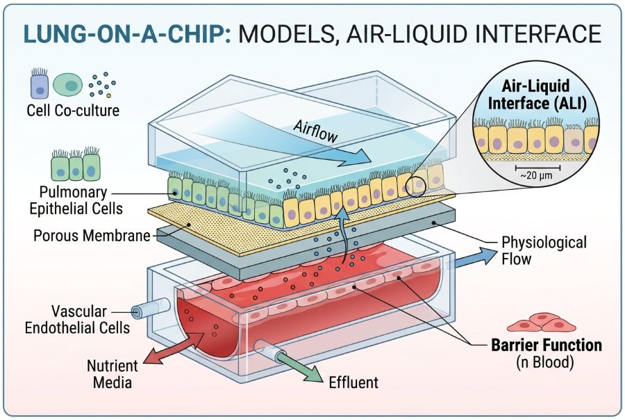 lung on a chip models