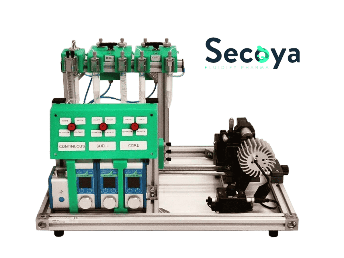 Cell encapsulation platform for double emulsion in microfluidics developed by Secoya
