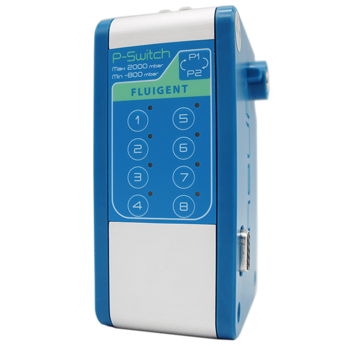 microfluidic pneumatic valve controller Fluigent