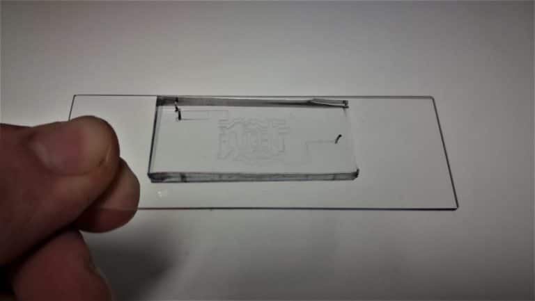 PDMS polymer microfluidic chip