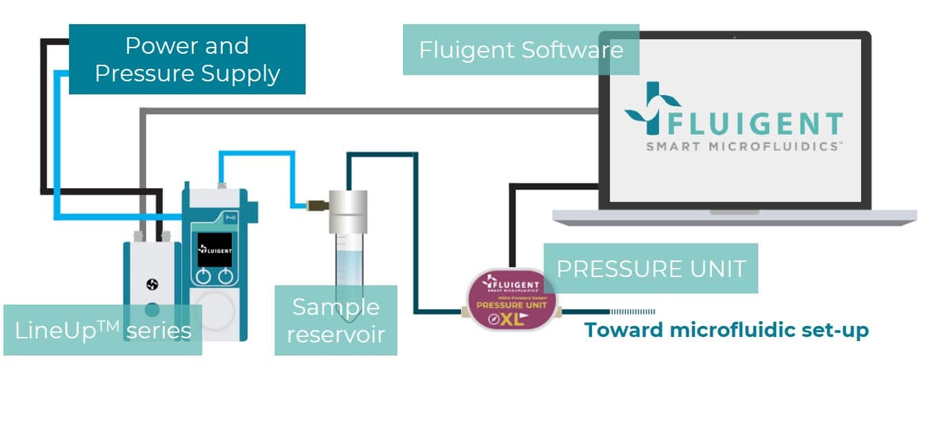 microfluidic in-line pressure sensor