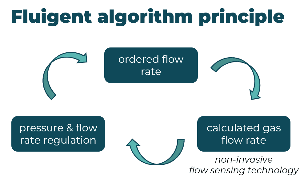 Non-Invasive Flow Sensor algorithm principle