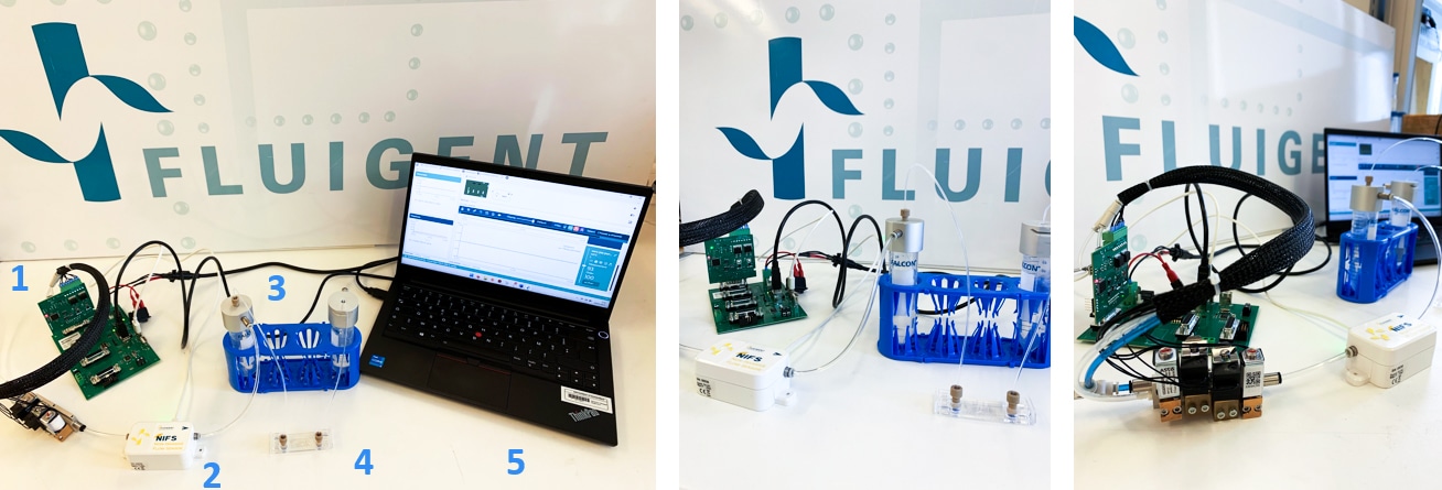 Contamination-free liquid handling system for OEM microfluidic applications