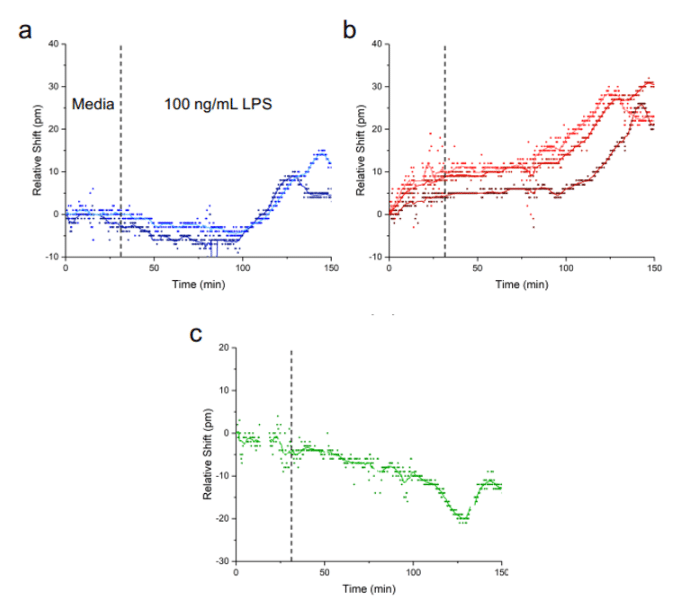 Cytokines sensing tissue chip model