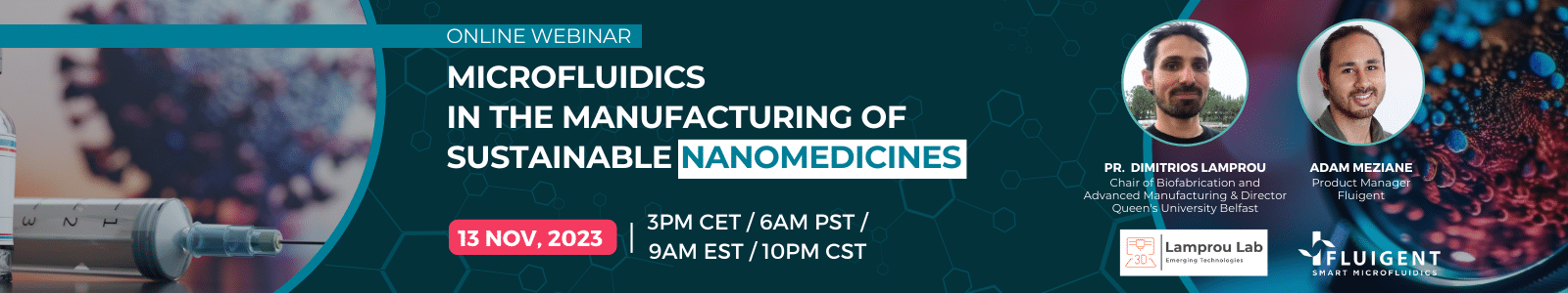 webinar nanomedicines with dimitrios lamprou